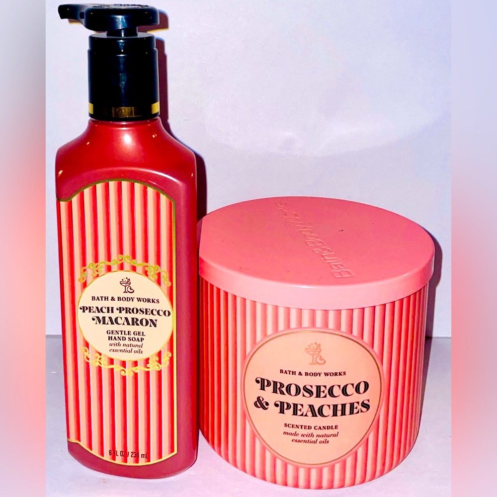Bath and Body Works Prosecco Peaches Set